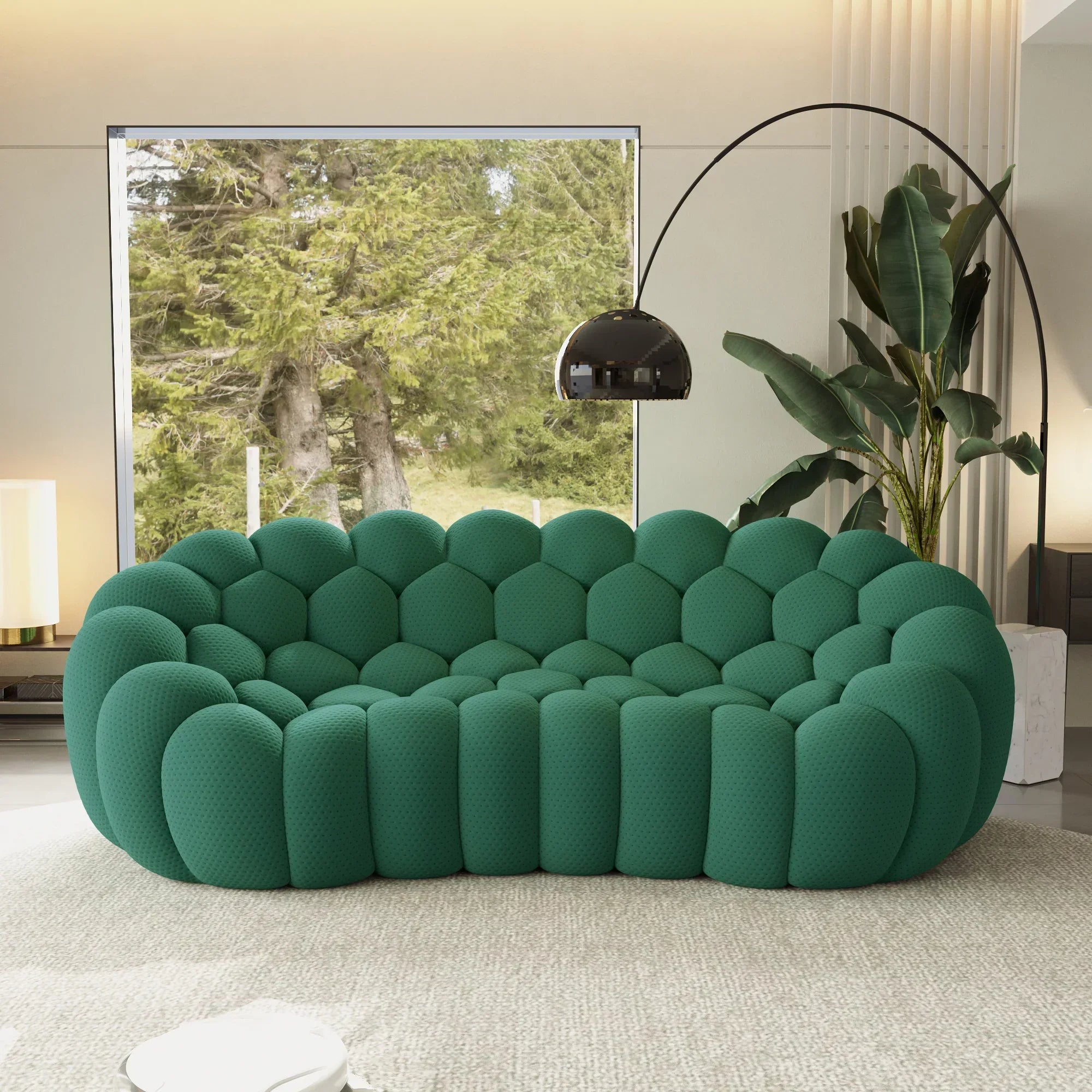 Canapé 3 Places – Vert – Original