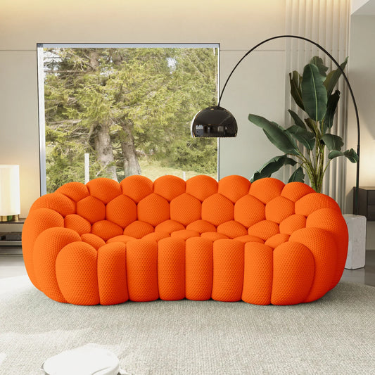 Canapé 3 Places – Orange – Original