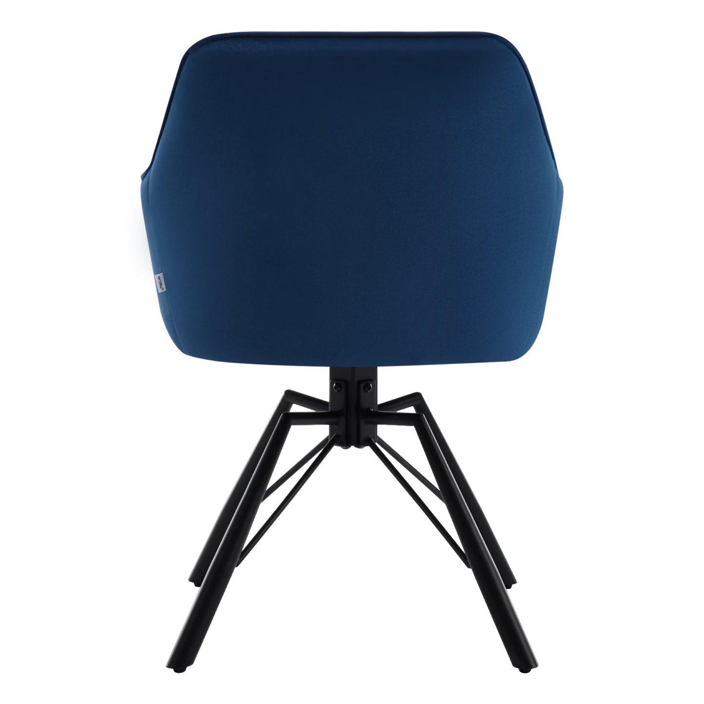 Chaise de salle à manger pivotante 2 pcs – Chaise de cuisine rembourrée confortable avec accoudoirs et dossier