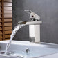 Robinet Cascade Noir pour Lavabo