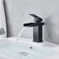Robinet Cascade Noir pour Lavabo