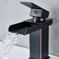 Robinet Cascade Noir pour Lavabo
