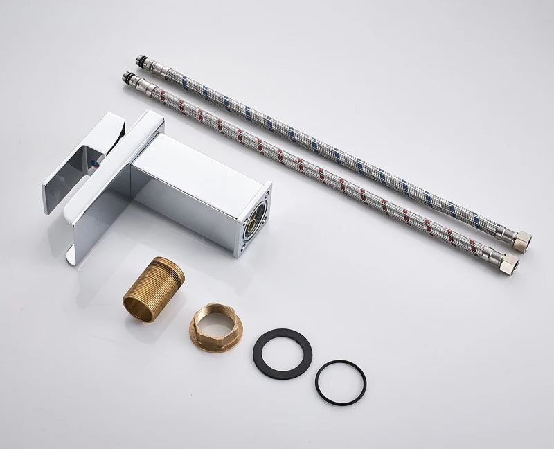 Robinet Cascade Noir pour Lavabo