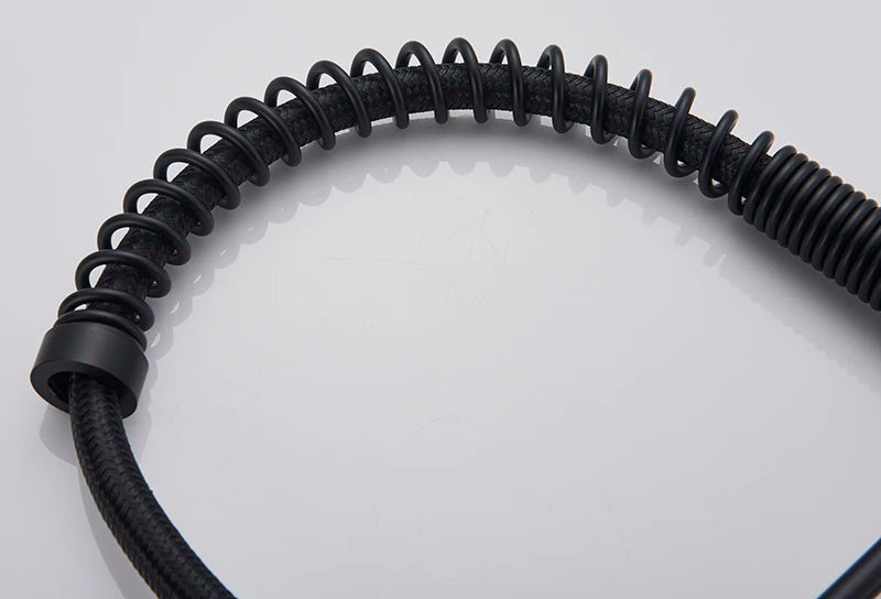 Robinet de Cuisine en Or Brossé avec Mitigeur à Ressort