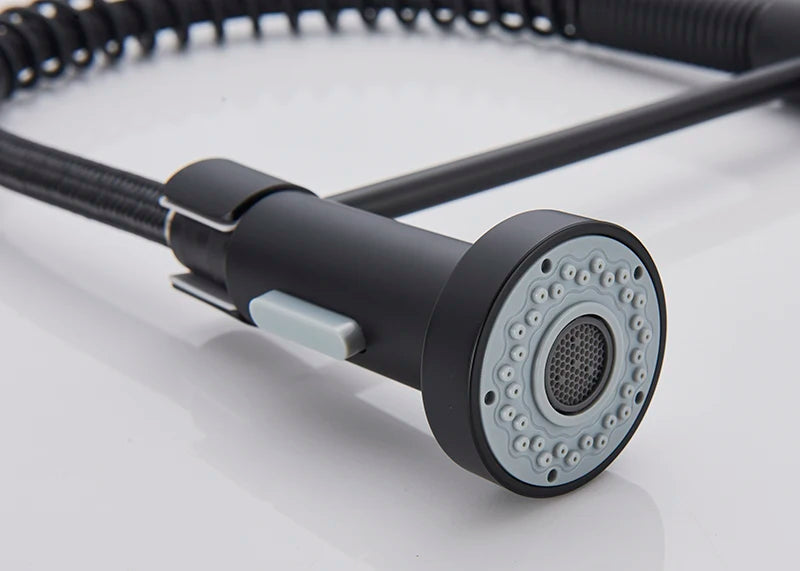 Robinet de Cuisine en Or Brossé avec Mitigeur à Ressort