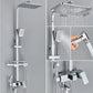 Ensemble Mitigeur de Douche en Chrome avec Robinet Baignoire, Douche Pluie