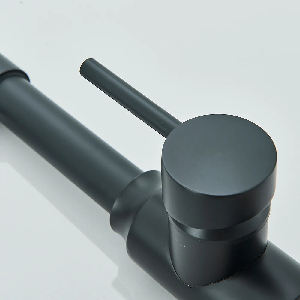 Robinet de Cuisine Brossé avec Mitigeur à Ressort