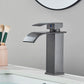 Robinet Cascade Noir pour Lavabo