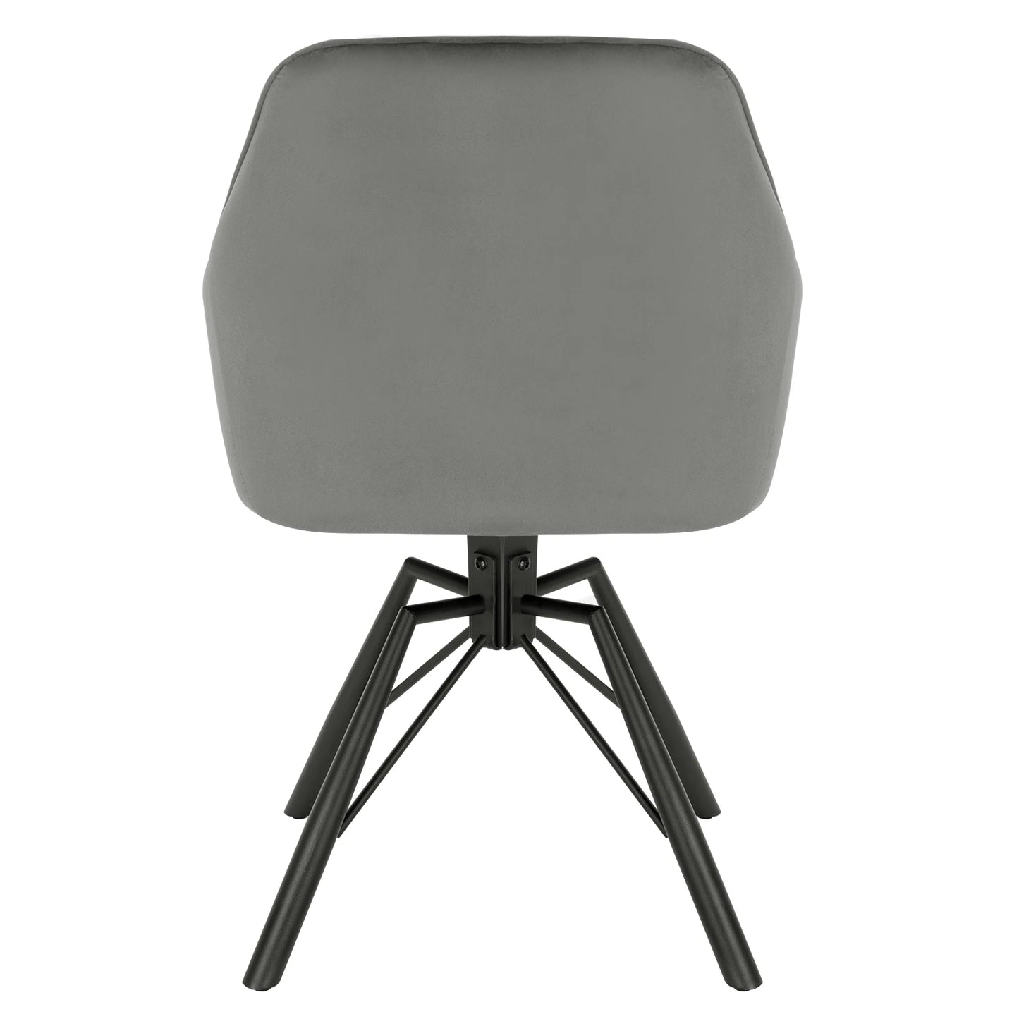 Chaise de salle à manger pivotante 2 pcs – Chaise de cuisine rembourrée confortable avec accoudoirs et dossier