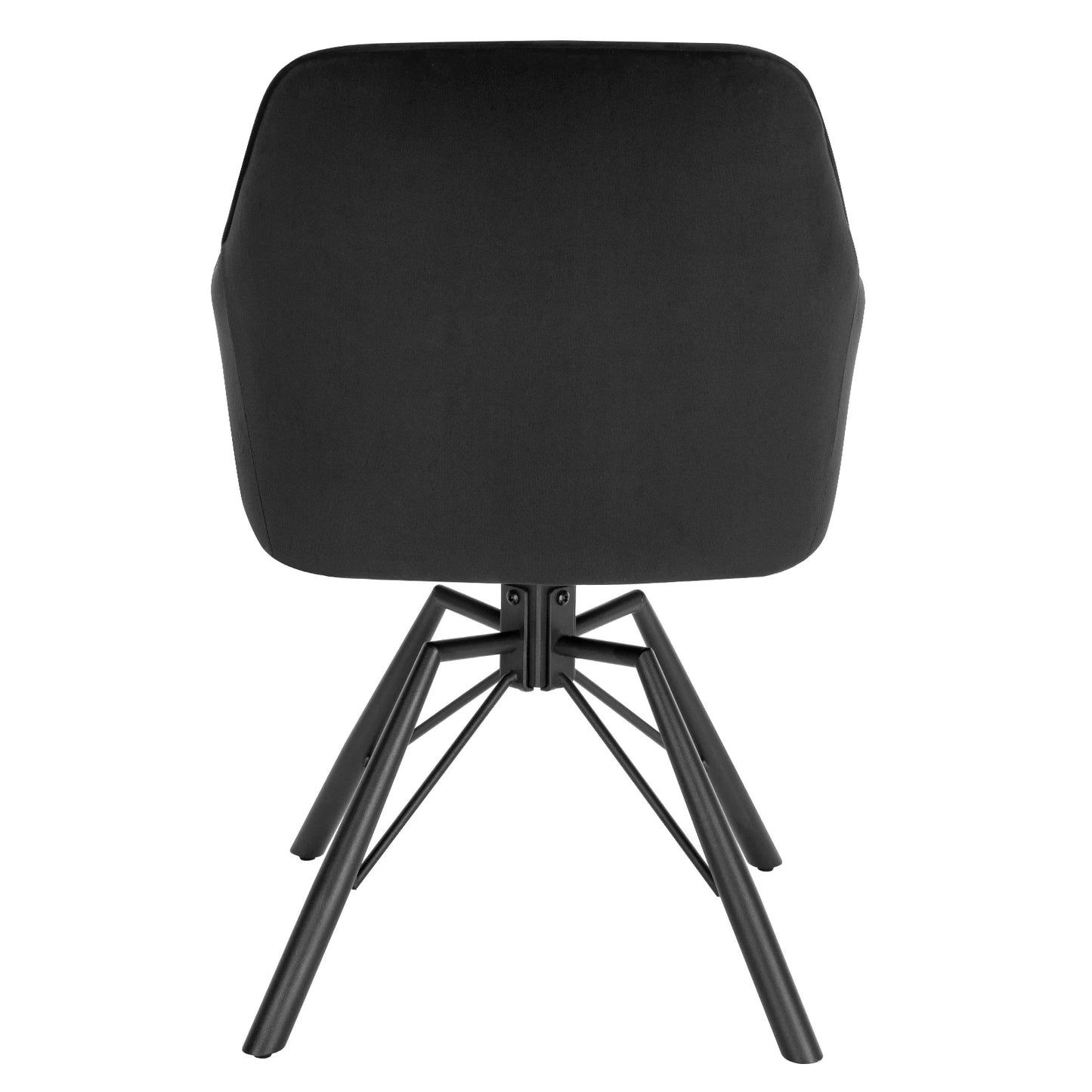 Chaise de salle à manger pivotante 2 pcs – Chaise de cuisine rembourrée confortable avec accoudoirs et dossier