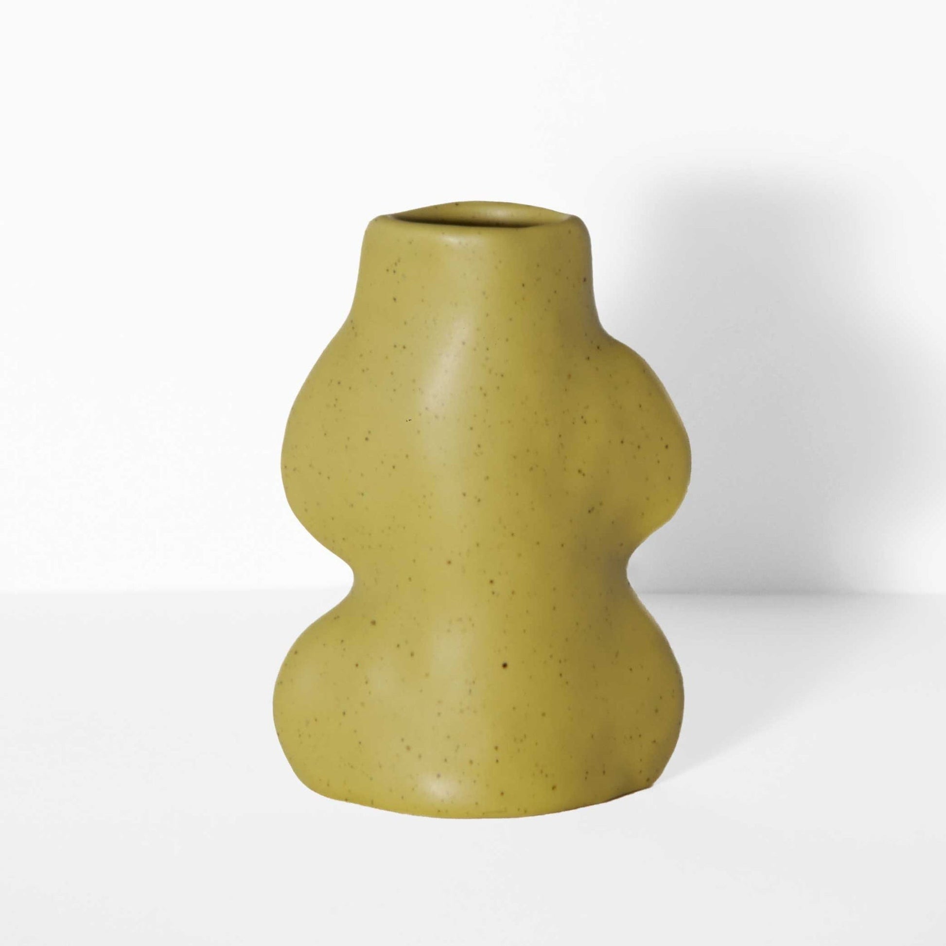 Petit vase Fluxo en céramique pistache