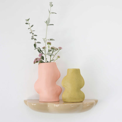 Petit vase Fluxo en céramique pistache