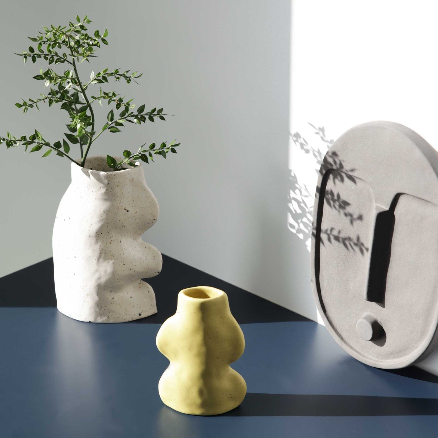 Petit vase Fluxo en céramique pistache