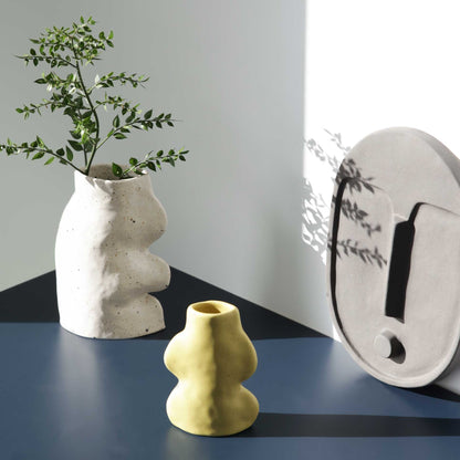 Petit vase Fluxo en céramique pistache